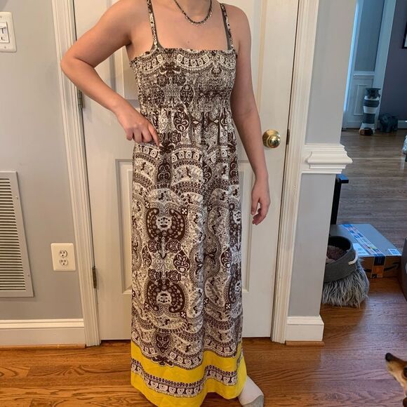 Talbots Long Smocked Sundresses sz M - Picture 1 of 3